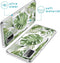 iMoshion Hoesje Geschikt voor Samsung Galaxy A41 Hoesje Siliconen - iMoshion Design hoesje - Groen / Transparant / Monstera Leaves