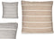 Kussen Strepen Grijs Bruin (45 x 12 x 45 cm)