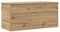vidaXL - Opbergbank - met - Deksel - Artisan - Eiken - 100x42x46 - cm - Engineered - Hout
