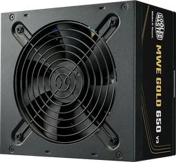 Cooler Master MWE Gold 650 V3 - Voedingsbron 650 W 80 Plus Gold - Zwart