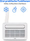 MEDION P502 - Smart Split Caravan Airco 5000 BTU 3-in-1 WiFi - Wit
