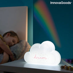 Lamp met regenboogprojector en stickers Claibow InnovaGoods