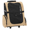 Huisdierentrolley 3-in-1 48x32x57 cm oxford stof zandkleurig
