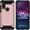 iMoshion Hoesje Geschikt voor Motorola One Action Hoesje - iMoshion Rugged Xtreme Backcover - Rosé