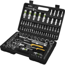 Fieldmann FDG 5001-108R - Dopsleutelset - 108-delig - Opbergkoffer (108 stuks)