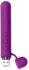 Le Wand - Baton Cherry Vibrator Love Toy - Paars