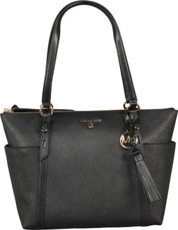 Michael Kors Sullivan - Grote Shopper Dames - Leer - Zwart - Goudkleurige details (1 stuk)