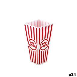 Kom om de popcorn te serveren Algon 9,5 x 19,3 cm (24 Stuks)