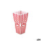 Kom om de popcorn te serveren Algon 9,5 x 19,3 cm (24 Stuks)