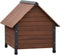 @Pet - @Pet - @Pet - Hondenhok - met - kunststof - flappen - Rustique - 76x76x72 - cm - bruin