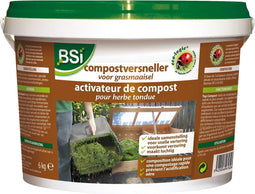BSI - Compostversneller voor grasmaaisel - Voorkomt het rotten van het gras en de geuroverlast - 6 kg