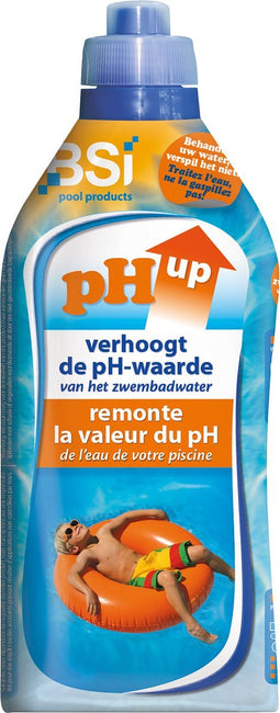 BSI - pH Up Liquid - Zwembad - Spa - Verhoogt de pH-waarde in uw zwembad of spa - 1 l