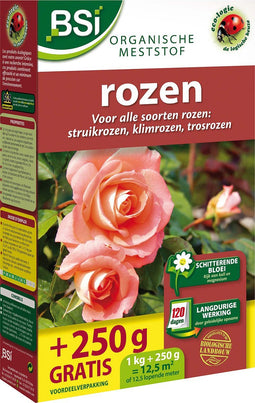 BSI - Rozen Meststof - 1,25 kg voor 12,5 m²