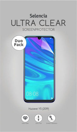 Selencia Screenprotector Geschikt voor Huawei Y5 (2019) - Selencia Duo Pack Ultra Clear Screenprotector smartphone