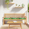 vidaXL - Ligbedkussens - voor - Bank - 2 - stuks - Tropisch - Jungle - 180x40x8 - cm - Oxford - Stof