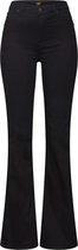 LEE BREESE - FLARE JEANS - Hoge taille - Zwart (W27 X L33)