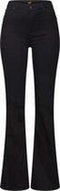 LEE BREESE - FLARE JEANS - Hoge taille - Zwart (W27 X L33)