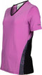 Papillon Sportshirt Dames Polyester/elastaan Roze/zwart Mt L