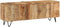 vidaXL - Tv-meubel - 110x30x40 - cm - massief - mangohout