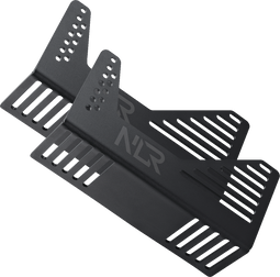 Next Level Racing Universal Seat Brackets - Racesim-accessoire - 5mm koolstofstaal - Zwart