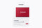 Samsung Portable T7 - Externe SSD - 500 GB - USB C 3.2 - Rood