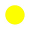 Klika - Etiket 25 mm rond fluor geel 1000 rol - 30 stuks