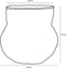 Mica Decorations Tacoma - Opbergmand - Natuurlijke uitstraling - Geel - h47xd50cm