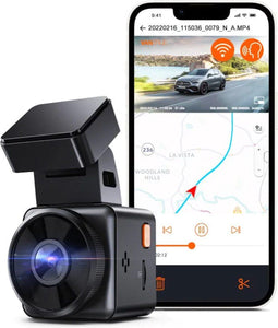 Vantrue E1 Lite - Dashcam - FullHD Wifi GPS - 160˚ kijkhoek