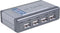 D-Link DUB-H4 - USB hub - 4x USB 2.0 poorten - Grijs