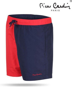 Pierre Cardin Zwembroek - Short - Binnenbroekje elastische tailleband - Rood/Marineblauw S