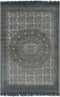 vidaXL - Kelim - vloerkleed - met - patroon - 120x180 - cm - katoen - grijs