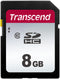 Transcend 300S - SDHC-kaart 8 GB Class 10 UHS-I - Lees 95 MB/s Schrijf 45 MB/s