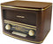 Soundmaster NR961 - Nostalgische radio met CD-speler - Bluetooth en USB - Houtkleur