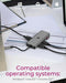 Icy Box IB-DK4012-CPD - Docking Station - Dual HDMI 4K 30 Hz - Zwart