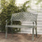 vidaXL - Tuinbank - 102 - cm - gietaluminium - groen
