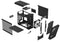 Fractal Design Torrent Nano - Mini-DTX/Mini-ITX Behuizing - 180 mm PWM Ventilator - Zwart RGB