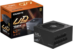 Gigabyte GP-UD750GM PG5 V2.0 - Voeding - 750W 80 Plus Gold - Zwart