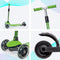 LifeGoods HappyStep - Kinderstep - 3 Lichtgevende LED Wielen - Hoogte Verstelbaar - Groen