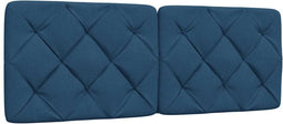 vidaXL - Hoofdbordkussen - 120 - cm - stof - blauw