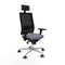 Bureaustoel met hoofdsteun Piqueras y Crespo 3D086G1 Grijs
