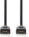 Premium High Speed HDMI™-Kabel met Ethernet | HDMI™ Connector | HDMI™ Connector | 4K@60Hz | 18 Gbps | 0.50 m | Rond | PVC | Zwart | Polybag