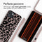 imoshion Hoesje Geschikt voor iPhone 15 Plus Hoesje Met Koord - imoshion Siliconen design hoesje met koord - Roze / Animal Pink