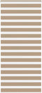 vidaXL - Zebra - Blind - 115x230 - cm - stofbreedte - 110,9 - cm - polyester - zandbruin