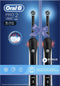 Oral-B Pro 2 - Elektrische Tandenborstel - 100% meer tandplakverwijdering - Zwart (2 stuks)