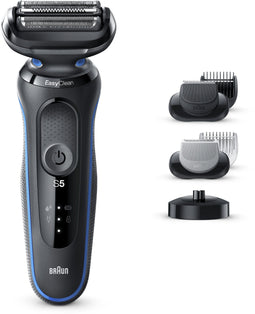 Braun Series 5 50-B4650cs - Scheerapparaat - 3 flexibele mesjes EasyClean - Blauw