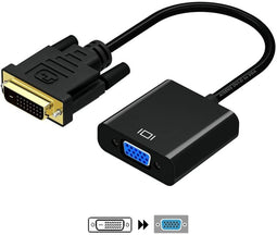 Aisens A147-0352 - Adapter DVI-D naar VGA - 10 cm - Zwart