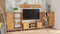 Tv-meubel - 120x40x60cm - met houten poten - bruin