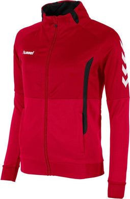 hummel Authentic Jacket FZ - Sportvest Dames - Opstaande kraag - Rood