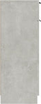 vidaXL - Badkamerkast - 32x34x90 - cm - bewerkt - hout - betongrijs