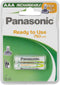 Panasonic HHR-4MVE/2BD - NiMH Micro AAA Batterijen - 800 mAh - (2 stuks)